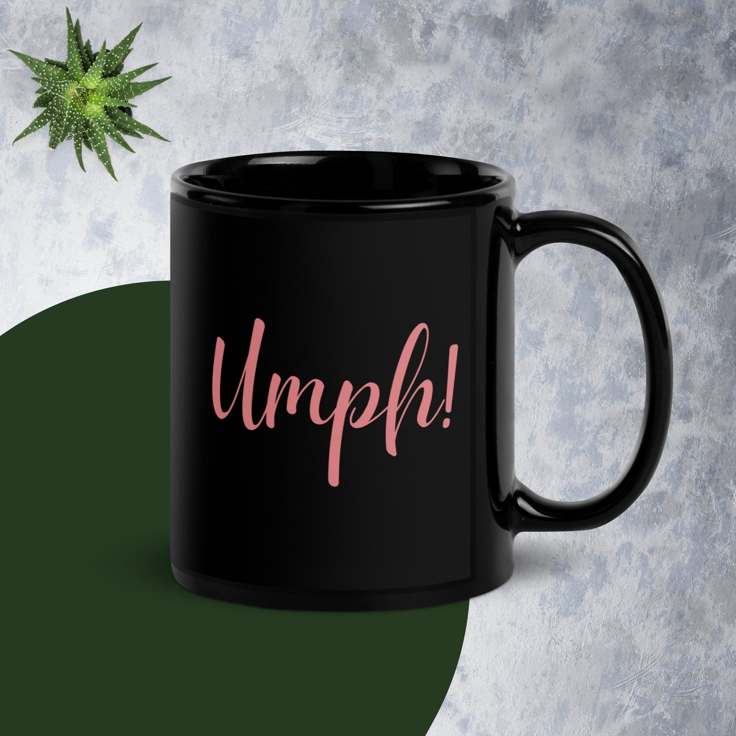 Black Glossy Mug