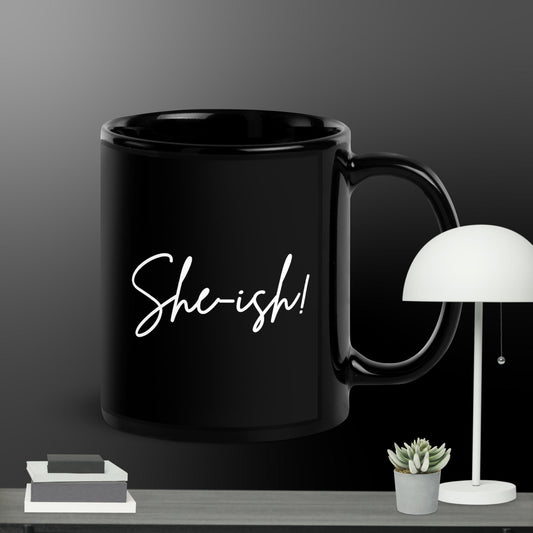 Black Glossy Mug