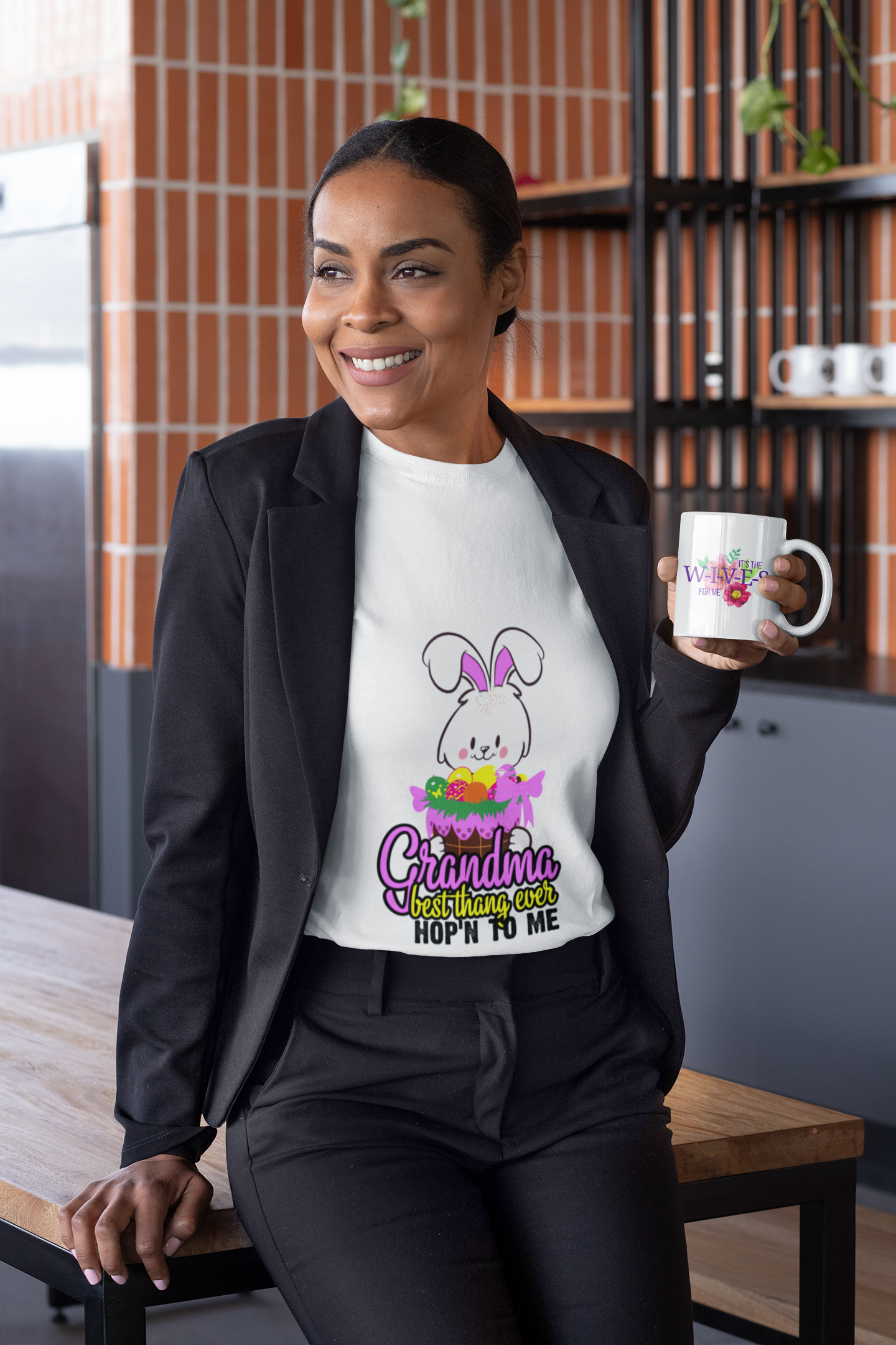 Easter T-Shirt, Grandmothers, Easter bunny, Eggs