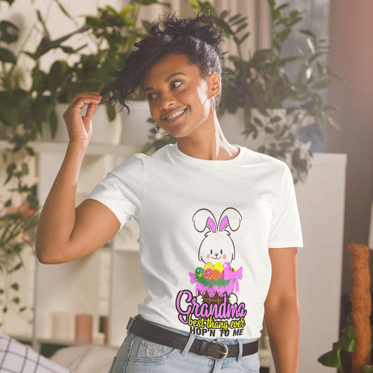 Short-Sleeve Unisex T-Shirt-Easter is Near and Grandmothers are Dear!